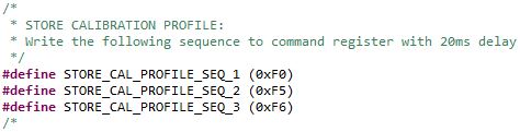 Start Calib Sequence SW