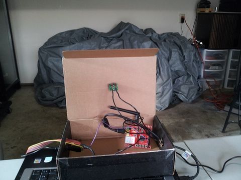 Early stage testing of ultrasonic rangefinder and ADC