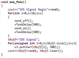 Light Sensor Task Code Snippet