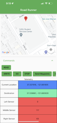 Telemtry Table fills data after tapping Read Button